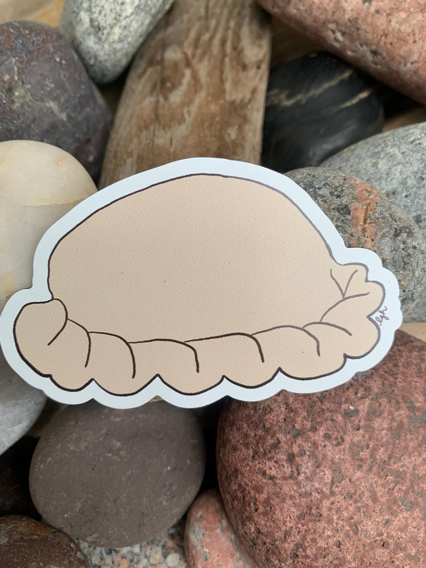 Pasty magnet | pasty | magnet | refrigerator magnet | yooper | UP | Upper Peninsula | Michigan | Yooper food | UP pasties | food magnet