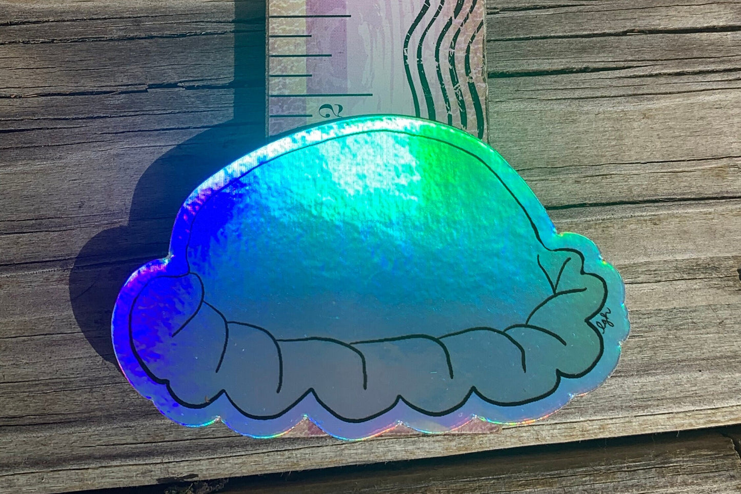 Holographic sticker | pasty | waterproof | water bottle sticker | Upper Peninsula | Michigan | decal