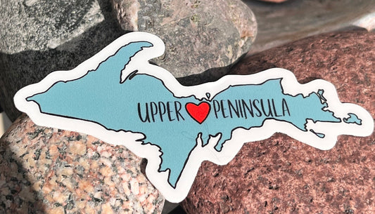 Upper Peninsula vinyl sticker | sticker | Michigan | decal |  UP