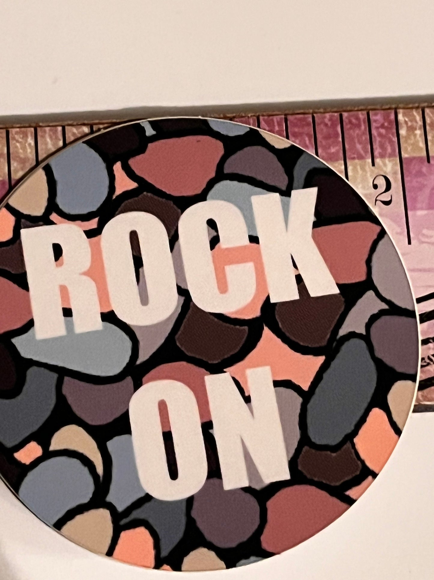Rock On vinyl sticker | sticker | Beach | decal |  rocks | picking rocks | rockhound | agates | beachcomber