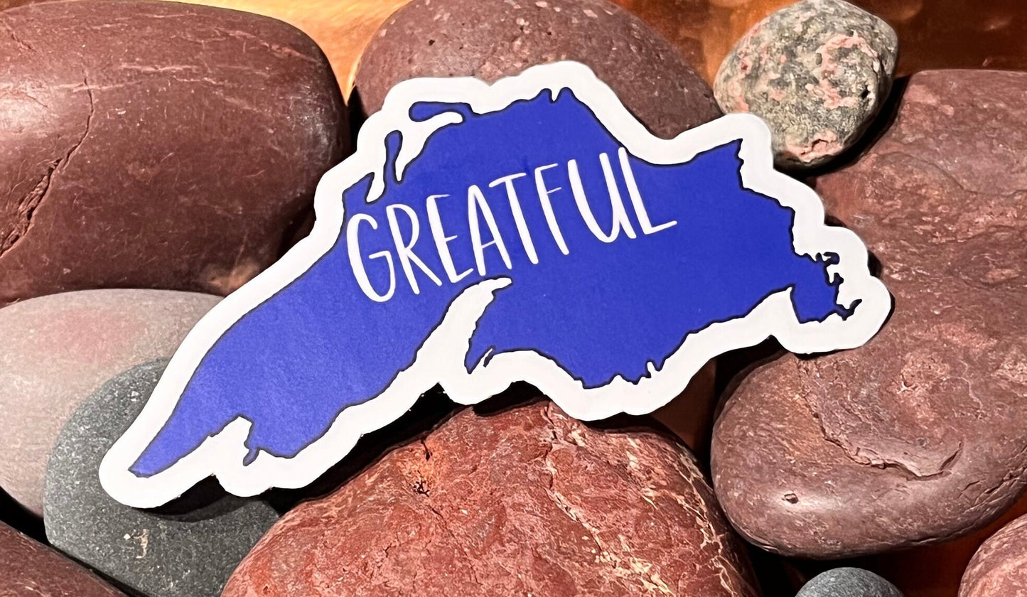 Superior vinyl sticker | sticker | Lake | decal |  great lake |  grateful | greatful | lake superior | Michigan